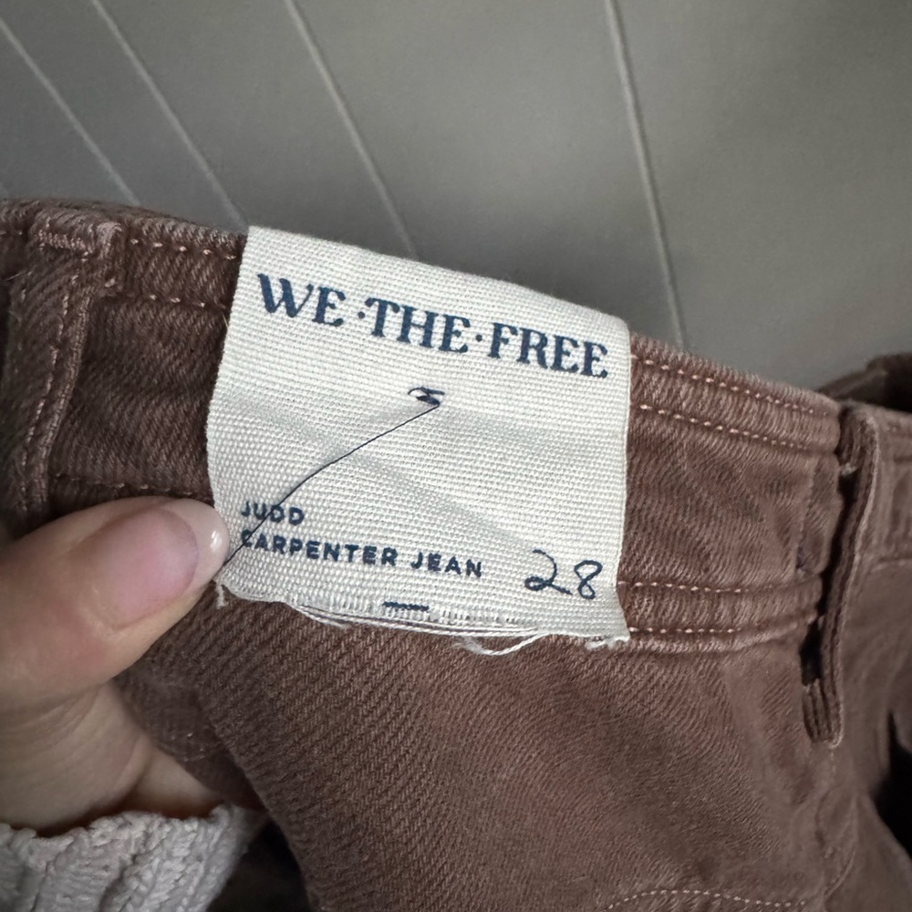 Free People We The Free Judd Carpenter Jean Sz 28 - Picture 4 of 4